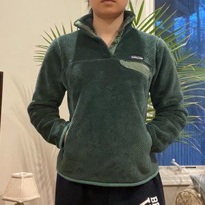 Patagonia Fleece Re-Tool Snap-T Pullover Green